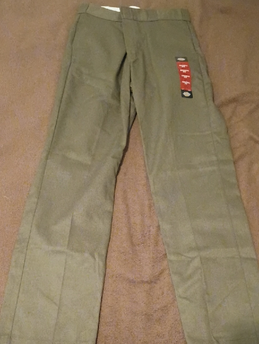 Dickies Men's Straight Work Pants in Olive